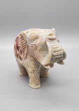 Load image into Gallery viewer, Beautiful Carved Double Elephant - Trunk Up