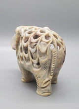 Load image into Gallery viewer, Beautiful Carved Double Elephant - Trunk Up