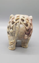 Load image into Gallery viewer, Beautiful Carved Double Elephant - Trunk Up