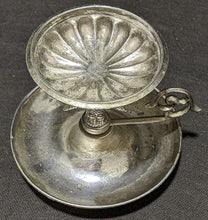 Load image into Gallery viewer, Antique Silver Tone Candle Holder - Figural Wing Spread Eagle Detail