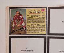 Load image into Gallery viewer, 1963 Post Cereals Canadian Professional Football Album w/ 25 Cards