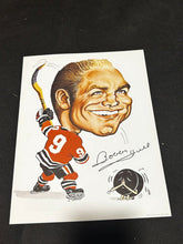 Load image into Gallery viewer, 1970 Sporticatures by Pelkowski of Bobby Hull with Signature, EX