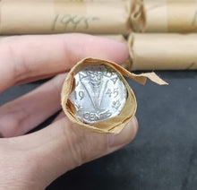 Load image into Gallery viewer, 1945 Canadian Nickel Roll (Canada 5 cent) (40 coins per roll) x 10 Rolls Lot B