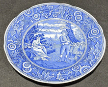 Load image into Gallery viewer, Spode Blue Room Collection Plate - Woodman - First Introduced c. 1816