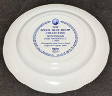 Load image into Gallery viewer, Spode Blue Room Collection Plate - Woodman - First Introduced c. 1816