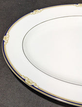 Load image into Gallery viewer, WEDGWOOD Bone China Platter - Cavendish - Cobalt & Gold - 15 1/4"