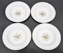 Load image into Gallery viewer, 4 AYNSLEY Fine Bone China Rimmed Soup Bowls -- Moderne Pattern