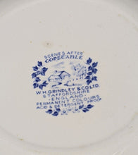 Load image into Gallery viewer, W.H. Grindley & co. Staffordshire England - Blue & White Cake Plate