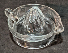 Load image into Gallery viewer, Vintage EAPG Glass Lemon / Citrus Juicer With Handle and Spout