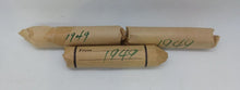 Load image into Gallery viewer, 1949 Canadian Pennies (50 coins per roll) 3 rolls