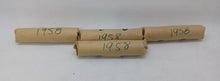 Load image into Gallery viewer, 1958 Canadian Pennies (50 coins per roll) 4 rolls