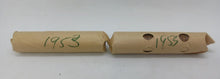 Load image into Gallery viewer, 1953 Canadian Pennies (50 coins per roll) 2 rolls