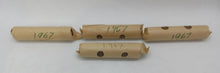 Load image into Gallery viewer, 1967 Canadian Pennies (50 coins per roll) 4 Rolls