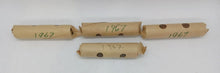 Load image into Gallery viewer, 1967 Canadian Pennies (50 coins per roll) 4 Rolls