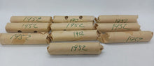 Load image into Gallery viewer, 1952 Canadian Pennies (50 coins per roll) 10 Rolls