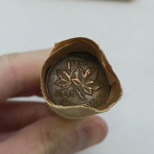 Load image into Gallery viewer, 1948 Canadian Pennies (50 coins per roll) 2 Rolls