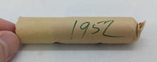 Load image into Gallery viewer, 1952 Canadian Pennies (50 coins per roll) 1 Roll Lot P