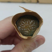 Load image into Gallery viewer, 1946 Canadian Pennies (50 coins per roll) 4 Roll