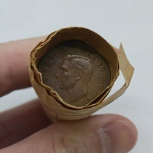 Load image into Gallery viewer, 1944 Canadian Pennies (50 coins per roll) 6 Rolls
