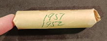 Load image into Gallery viewer, 1952 and 1957 Canadian Pennies (50 coins per roll) 1 Roll