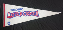 Load image into Gallery viewer, Toronto Metros-Croatia - NASL North American Soccer League 30" Pennant