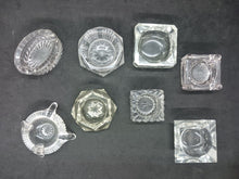 Load image into Gallery viewer, Vintage Glass / Cut Crystal Open Salt Lot of 8