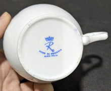 Load image into Gallery viewer, Set of 4 Romania Made Cups & Saucers - Cobalt Blue & Gold Detail