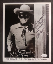Load image into Gallery viewer, Clayton Moor "Lone Ranger" Autograph Signed Photo 8"x10" w/ JSA COA AI74397