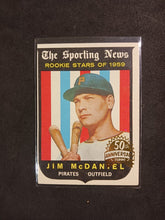 Load image into Gallery viewer, 2008 Topps Heritage 50th Anniversary 1959 Buybacks #134 Jim McDaniel Brown Back