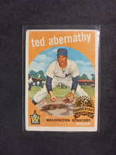 Load image into Gallery viewer, 2008 Topps Heritage 50th Anniversary 1959 Buybacks #169 Ted Abernathy Brown Back