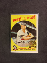 Load image into Gallery viewer, 2008 Topps Heritage 50th Anniversary 1959 Buybacks #176 Preston Ward Brown Back