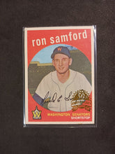 Load image into Gallery viewer, 2008 Topps Heritage 50th Anniversary 1959 Buybacks #242 Ron Samford White Back