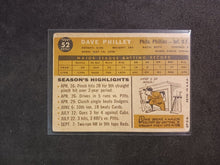 Load image into Gallery viewer, 2009 Topps Heritage 50th Anniversary 1960 Buybacks #52 Dave Philley White Back B