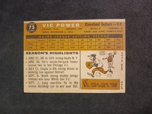 Load image into Gallery viewer, 2009 Topps Heritage 50th Anniversary 1960 Buybacks #75 Vic Power White Back