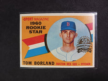 Load image into Gallery viewer, 2009 Topps Heritage 50th Anniversary 1960 Buybacks #117 Tom Borland Brown Back