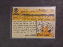 Load image into Gallery viewer, 2009 Topps Heritage 50th Anniversary 1960 Buybacks #118 Bob Bruce Brown Back