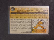 Load image into Gallery viewer, 2009 Topps Heritage 50th Anniversary 1960 Buybacks #122 Don Dillard Brown Back