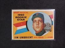 Load image into Gallery viewer, 2009 Topps Heritage 50th Anniversary 1960 Buybacks #145 Jim Umbricht Brown Back