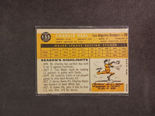 Load image into Gallery viewer, 2009 Topps Heritage 50th Anniversary 1960 Buybacks #155 Charlie Neal Brown Back
