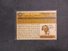 Load image into Gallery viewer, 2009 Topps Heritage 50th Anniversary 1960 Buybacks #233 Don Elston White Back