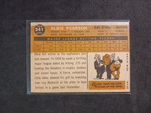 Load image into Gallery viewer, 2009 Topps Heritage 50th Anniversary 1960 Buybacks #241 Albie Pearson White Back