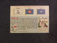 Load image into Gallery viewer, 1955 Topps Rails & Sails Landing Ship #189 Short Print