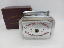 Load image into Gallery viewer, The City And District Savings Bank Of Montreal (Metal Coin Bank) w/ Box