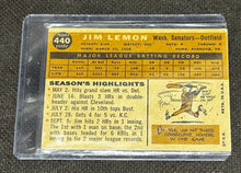 Load image into Gallery viewer, 2009 Topps Heritage 50th Anniversary 1960 Buybacks #440 Jim Lemon white back