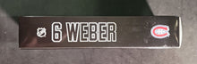 Load image into Gallery viewer, 2020 Tim Hortons NHL Superstar Collectable Sticks Weber #6 Sealed