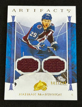 Load image into Gallery viewer, 2019-20 Artifacts Material Dual Jersey Nathan Mckinnon 43/249 #51 Hockey Card