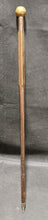 Load image into Gallery viewer, Wooden Svartis - Norway - Souvenir Walking Stick - Metal Tip, Round Knob Top