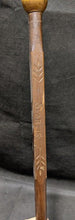 Load image into Gallery viewer, Wooden Svartis - Norway - Souvenir Walking Stick - Metal Tip, Round Knob Top