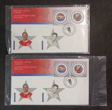 Load image into Gallery viewer, 2001 Canada Post NHL All Star Game & Stamp Set Lot of 2