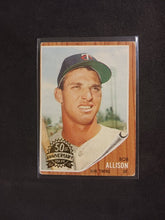 Load image into Gallery viewer, 2011 Topps Heritage 50th Anniversary 1962 Buybacks #180 Bob Allison A